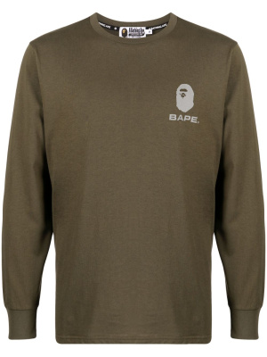 

Logo-print cotton sweatshirt, A BATHING APE® Logo-print cotton sweatshirt