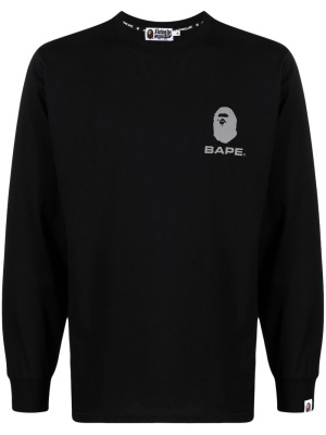 

Logo-print cotton sweatshirt, A BATHING APE® Logo-print cotton sweatshirt