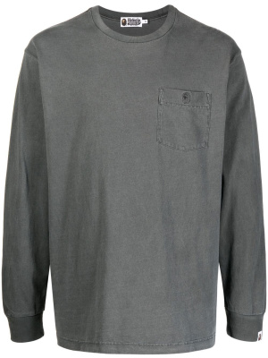 

Chest pocket long sleeve T-shirt, A BATHING APE® Chest pocket long sleeve T-shirt