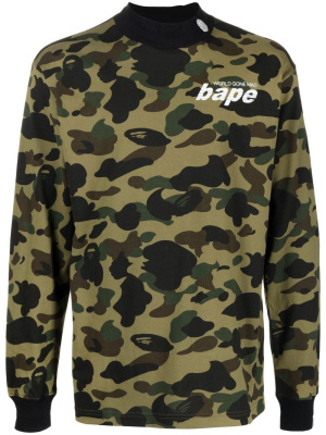 

Logo-print camouflage T-shirt, A BATHING APE® Logo-print camouflage T-shirt