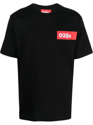

Logo-patch short-sleeve T-shirt, 032c Logo-patch short-sleeve T-shirt