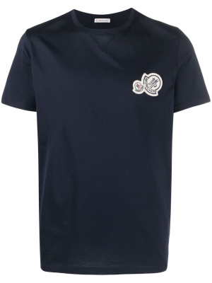 

Logo-patch cotton T-shirt, Moncler Logo-patch cotton T-shirt