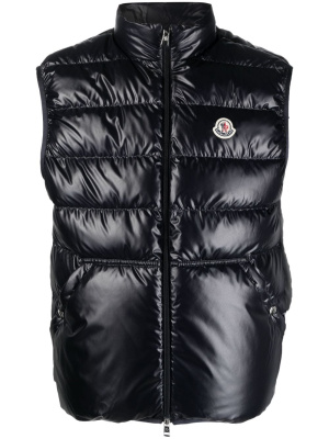 

Logo-patch padded gilet, Moncler Logo-patch padded gilet
