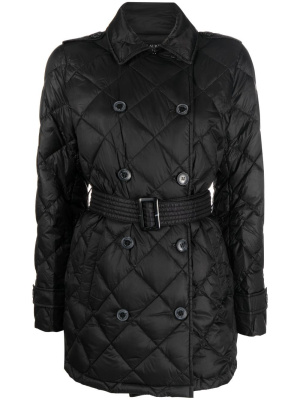 

Insulated tie-waist puffer jacket, Lauren Ralph Lauren Insulated tie-waist puffer jacket