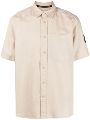 

Logo-patch short-sleeve shirt, Calvin Klein Jeans Logo-patch short-sleeve shirt