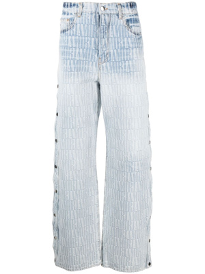 

Jacquard Snap-Off jeans, AMIRI Jacquard Snap-Off jeans