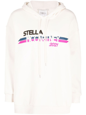 

Moto logo-print hoodie, Stella McCartney Moto logo-print hoodie