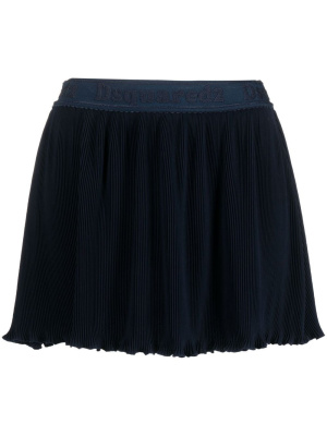 

Plissé logo-waistband skirt, Dsquared2 Plissé logo-waistband skirt