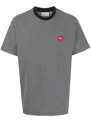 

Logo-patch striped T-shirt, Carhartt WIP Logo-patch striped T-shirt
