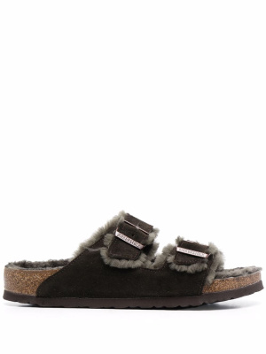 

Arizona fur-lined sandals, Birkenstock Arizona fur-lined sandals