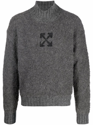

Embroidered arrows motif jumper, Off-White Embroidered arrows motif jumper