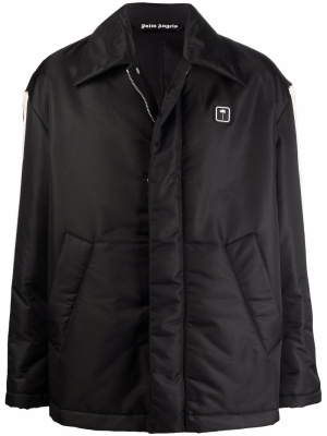 

Side-stripe padded jacket, Palm Angels Side-stripe padded jacket