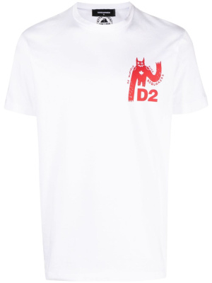

Slogan-print cotton T-shirt, Dsquared2 Slogan-print cotton T-shirt