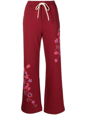 

Poppies-print track pants, PS Paul Smith Poppies-print track pants