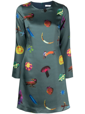 

Graphic-print mini dress, PS Paul Smith Graphic-print mini dress