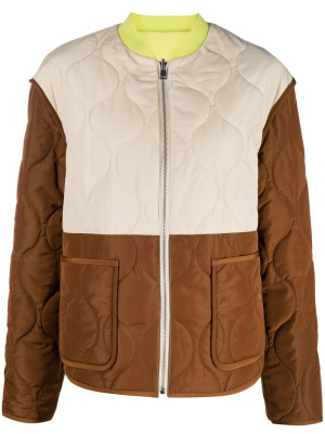 

Reversible quilted zip-up jacket, PS Paul Smith Reversible quilted zip-up jacket
