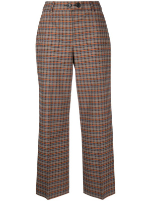 

Check-pattern tailored trousers, PS Paul Smith Check-pattern tailored trousers