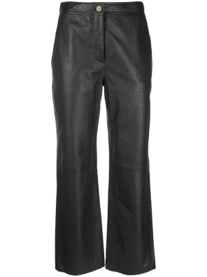 

High-waisted leather trousers, PS Paul Smith High-waisted leather trousers