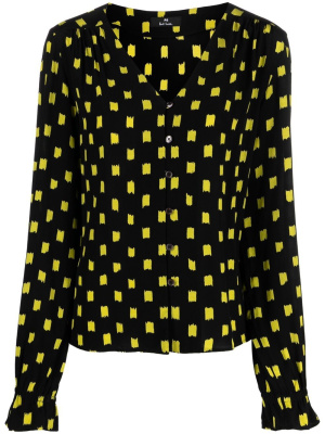 

V-neck long-sleeve blouse, PS Paul Smith V-neck long-sleeve blouse