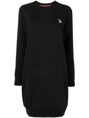 

Animal-patch sweater dress, PS Paul Smith Animal-patch sweater dress