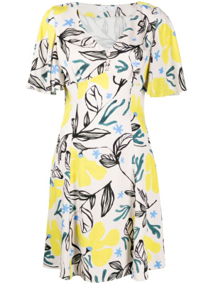 

Floral-print flared dress, PS Paul Smith Floral-print flared dress