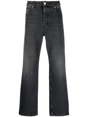 

Mid-rise straight-leg jeans, AMI Paris Mid-rise straight-leg jeans