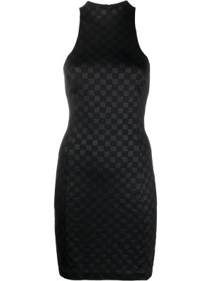 

Lara monogram-print mini dress, MISBHV Lara monogram-print mini dress