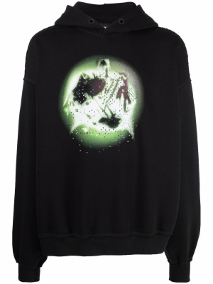 

Graphic-print long-sleeved hoodie, MISBHV Graphic-print long-sleeved hoodie