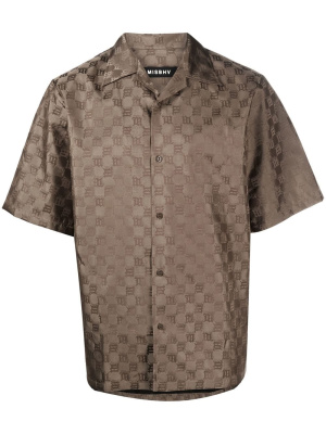 

Monogram-print short-sleeve shirt, MISBHV Monogram-print short-sleeve shirt