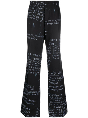 

Discography flared trousers, MISBHV Discography flared trousers