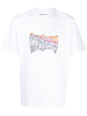 

Graphic logo-print T-shirt, Martine Rose Graphic logo-print T-shirt