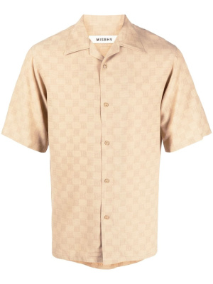 

Monogram-print short-sleeve shirt, MISBHV Monogram-print short-sleeve shirt