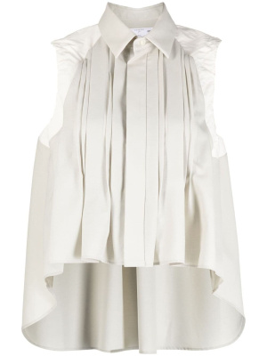 

Pleated sleeveless shirt, Sacai Pleated sleeveless shirt