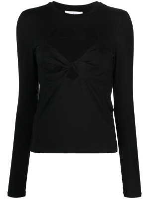

Twist-detailing lyocell-blend T-shirt, IRO Twist-detailing lyocell-blend T-shirt