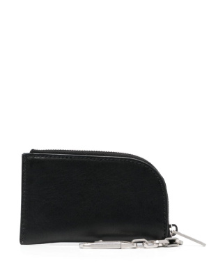 

Zip-around leather wallet, Rick Owens Zip-around leather wallet