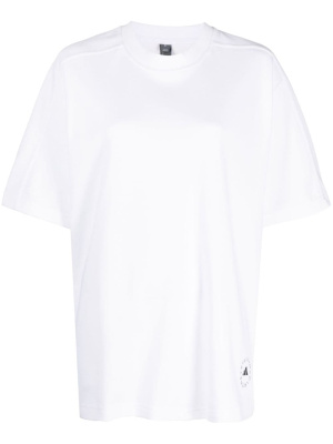 

Logo-print cotton-blend T-shirt, Adidas by Stella McCartney Logo-print cotton-blend T-shirt