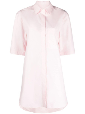 

Short-sleeve shirt dress, Loulou Studio Short-sleeve shirt dress