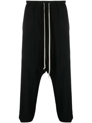 

Cropped drop-crotch trousers, Rick Owens Cropped drop-crotch trousers