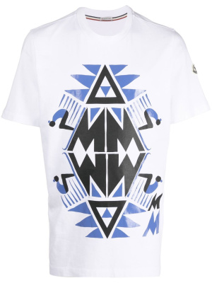 

Geometric crew-neck T-shirt, Moncler Geometric crew-neck T-shirt