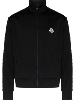 

Logo-patch zip-fastening jumper, Moncler Logo-patch zip-fastening jumper