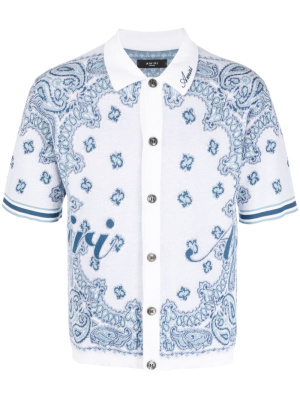 

Paisley-print cotton shirt, AMIRI Paisley-print cotton shirt