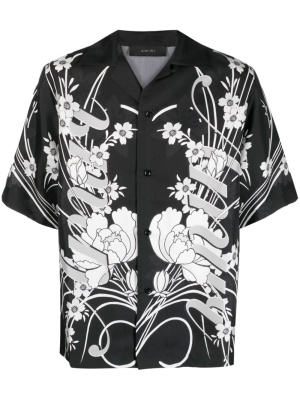 

Floral-print silk shirt, AMIRI Floral-print silk shirt