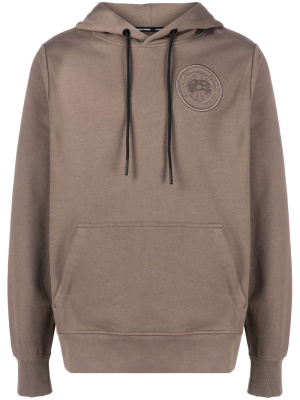 

Logo-embroidered cotton hoodie, Canada Goose Logo-embroidered cotton hoodie