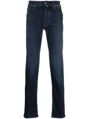 

Handkerchief-detail mid-rise jeans, Jacob Cohën Handkerchief-detail mid-rise jeans