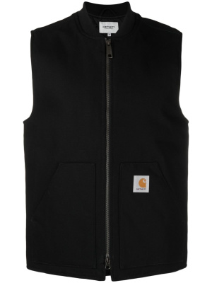 

Logo-patch zipped vest, Carhartt WIP Logo-patch zipped vest
