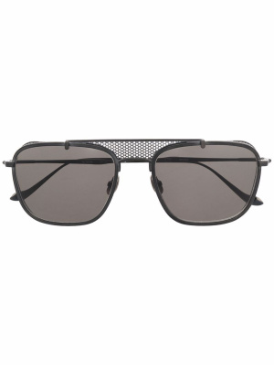 

Panelled pilot-frame sunglasses, Matsuda Panelled pilot-frame sunglasses