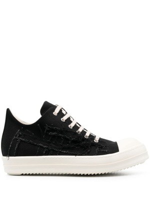 

Distressed-effect low-top sneakers, Rick Owens DRKSHDW Distressed-effect low-top sneakers