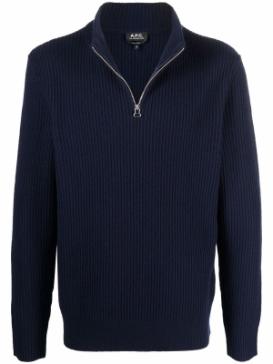 

Ribbed-knit wool jumper, A.P.C. Ribbed-knit wool jumper