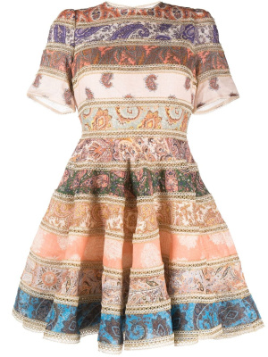 

Devi spliced mini dress, ZIMMERMANN Devi spliced mini dress
