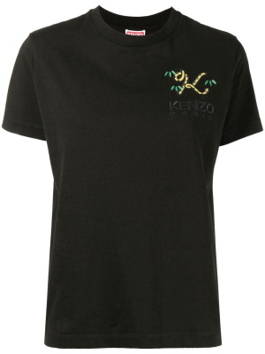 

Logo-embroidered T-shirt, Kenzo Logo-embroidered T-shirt